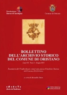 Bollettino dell´Archivio Storico del Comune di Oristano